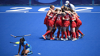 Great Britain vs India, Field Hockey HD wallpaper