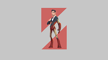 Iron Man Tony Minimalism , iron-man, superheroes, artwork, art, digital-art, minimalism, artstation HD wallpaper
