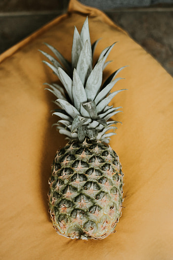 Food, Leaves, Fruit, Exotic, Pineapple HD phone wallpaper