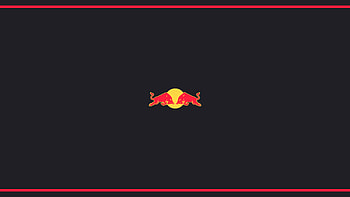 Red Bull Logo, Food, Minimalism, Black Background HD wallpaper