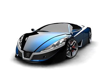 Peugeot, blue, sexy, black, crazy HD wallpaper