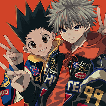 Gon and Killua, We Heart It, Hunter x Hunter, Killua HD phone wallpaper