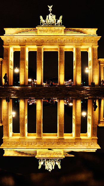 Brandenburg Gate, Man-made marvel, Digital , German landmarks HD phone wallpaper
