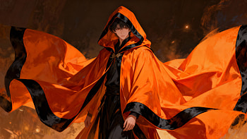 Embercloak Sentinel — Ultra, cloak, Anime HD wallpaper