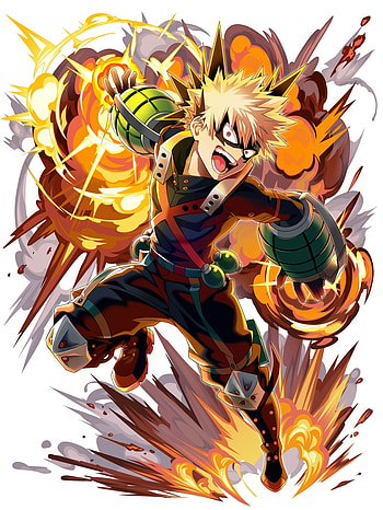 Dynamight hero, bakugo, mha, anime HD phone wallpaper