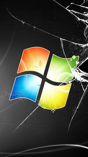 Screen Crack, Windows Display Broken HD phone wallpaper