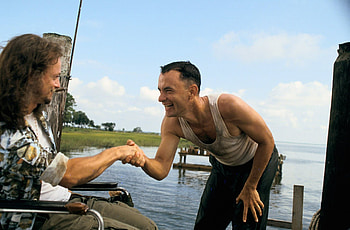 Gary Sinise and Tom Hanks, Forrest Gump HD wallpaper