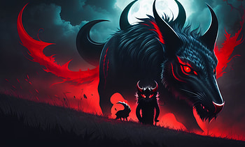AI Art, fantasy, creature HD wallpaper