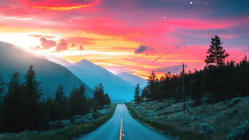 Hill Station Road, road, nature HD wallpaper