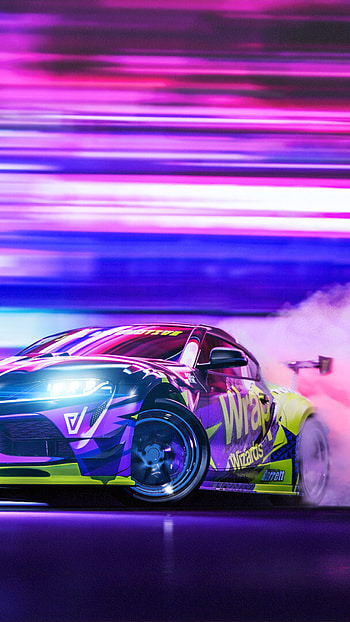 Toyota Supra drifting, Sony Xperia HD phone wallpaper