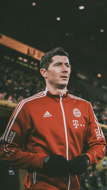 Lewandowski 2021, sports uniform, Bayern Munich, sports equipment HD phone wallpaper