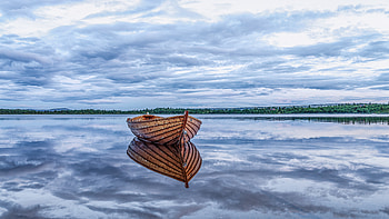 boat, landscape HD wallpaper