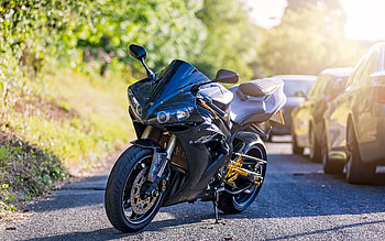 Yamaha YZF R1, , front view, new gray YZF R1, sportbike, YZF R1, Japanese sorted motorcycles, Yamaha HD wallpaper