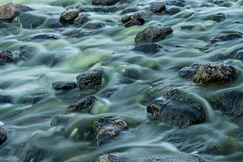 Nature, Water, Stones, Flow HD wallpaper