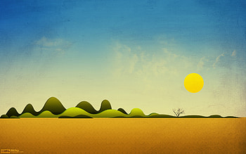 Landscape, Sun HD wallpaper