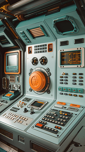 Cosmic Control: A Futuristic , technology, Sci Fi HD phone wallpaper