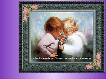 Painting - Littles friends, amigos, littles, painting, friends HD wallpaper