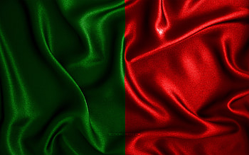 Bourges flag, , silk wavy flags, french cities, Day of Bourges, Flag of Bourges, fabric flags, 3D art, Bourges, Europe, cities of France, Bourges 3D flag, France HD wallpaper