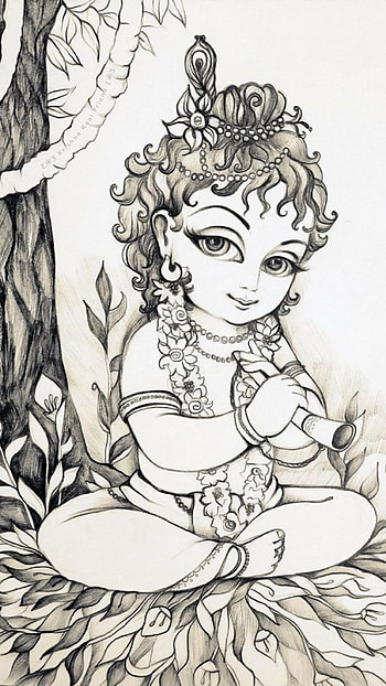 Krishna , cute kanha HD phone wallpaper