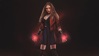 Scarlet Witch Shadows Of Justice, scarlet-witch, superheroes, artwork, art, digital-art, artstation HD wallpaper
