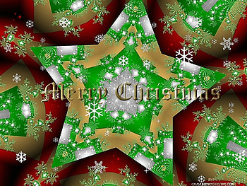 Christmas star, star, holiday, green, christmas HD wallpaper