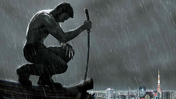 wolverine heavy rain katana hugh jackman paris HD wallpaper