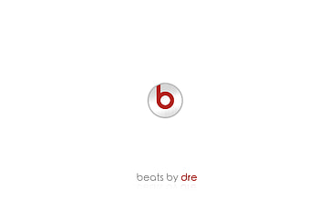 BEATS BY DRE, beats, heads, logo, white HD wallpaper