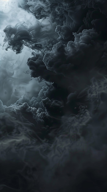 Mysterious Dark Smoke , dark, smoke, cloud, texture HD phone wallpaper
