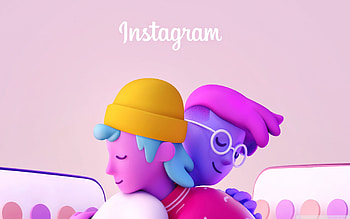 Instagram background , Stylish visuals, Digital connection, Social media experience HD wallpaper