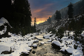 Landscape, Sunset HD wallpaper