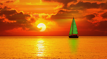 The Sky, Boat, Sail, Sea, Sky, Clouds HD wallpaper