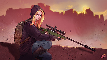 Pubg Game Girl Fanart, pubg, playerunknowns-battlegrounds, 2018-games, games, artist, artwork, digital-art, deviantart HD wallpaper