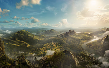 Mountain, Fog, , Landscape, Cloud, Forest, Tree HD wallpaper