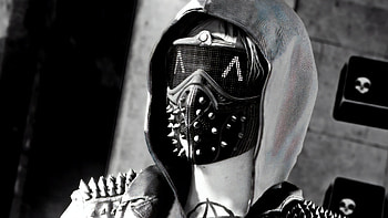 Wrench Watch Dogs 2 Monochorme , wrench-watch-dogs-2, watch-dogs-2, games, monochrome, black-and-white HD wallpaper