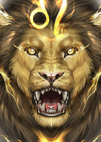 Leo zodiac sign, Artstation HD phone wallpaper
