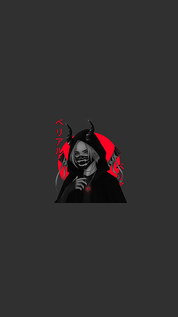Demon, fondo, gaming, pantalla, cool, rojo, gamer, chido, demonio, anime HD phone wallpaper