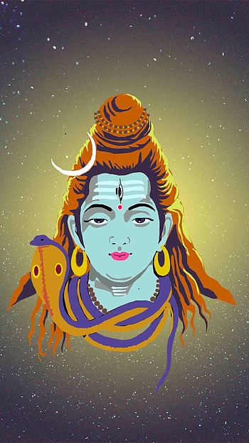 Jai Mahakal, Beautiful, Painting HD phone wallpaper