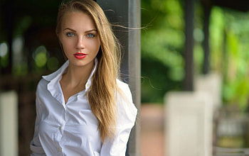 Beautiful Blonde Girl., blonde, hair, long, woman HD wallpaper