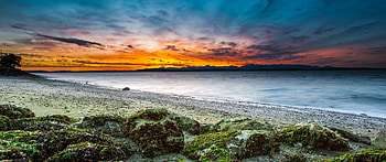 Washington State Travels - Alki Beach, West Seattle, Seascape HD wallpaper