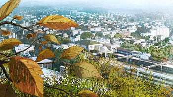 Anime City, Scenery, City, Anime Scenery, Nature, Anime HD wallpaper