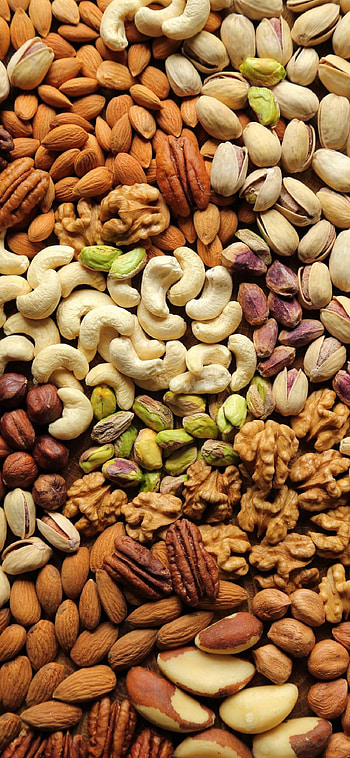 Assorted nuts, Dried fruits, Nutty treats, Healthy snacks HD phone wallpaper