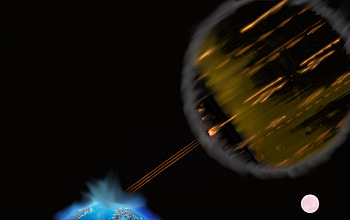 Amber attacks earth, earth, ufo, destroy, moon HD wallpaper