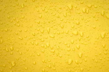 Water Drops Yellow Surface Back , water, drops HD wallpaper