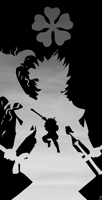 Black Clover, art, painting HD phone wallpaper