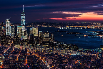 New York , new-york, world, night, buildings HD wallpaper