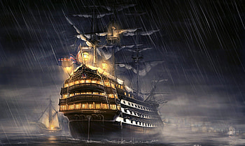 Pirates Of The Caribbean Ship Artwork, ship, artist, artwork, digital-art HD wallpaper