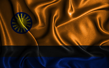 Cojedes flag, , silk wavy flags, Venezuelan states, Day of Cojedes, fabric flags, Flag of Cojedes, 3D art, Cojedes, South America, States of Venezuela, Cojedes 3D flag, Venezuela HD wallpaper
