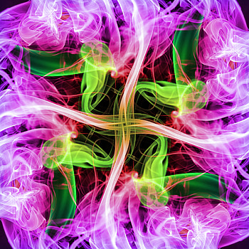 Abstract, Smoke, Pattern, Multicolored Smoke, Colorful Smoke HD phone wallpaper