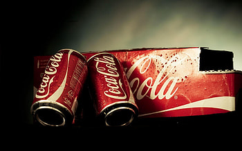 Coca-Cola, 3D coke , Impressive backgrounds, Enhanced drink HD wallpaper