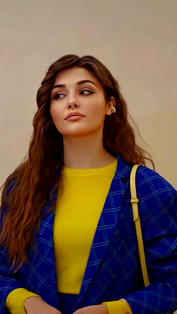 Hande ercel, turkish actress HD phone wallpaper